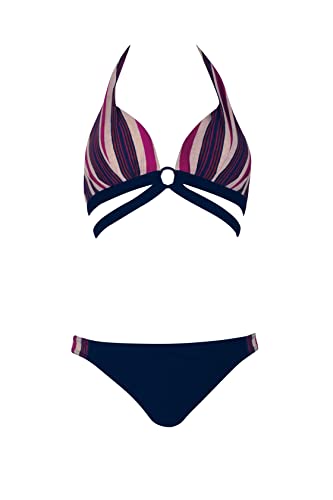 Sunflair Bikini 21078 (as3, Cup_Band, Numeric_38, d, Nachtblau-pink) von Sunflair