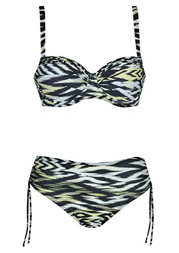 Sunflair Bikini Caribbean Temptation Cup G, Farbe schwarz/grün, Größe 38 von Sunflair