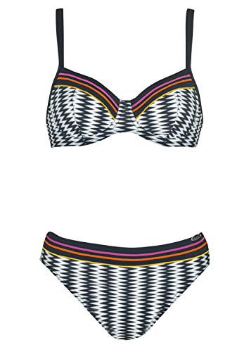 Sunflair Bikini Ethno Fantasy Cup F, Farbe schwarz/Weiss, Größe 36 von Sunflair