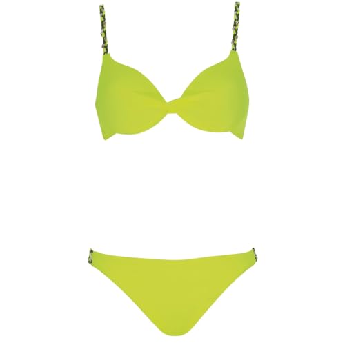 Sunflair Bikini Set Zweiteiler Twist-Details Zierteile geflochtene Bänder mit Softschalen Bügel verstellbare Träger Kreuzrücken schmaler Slip von Sunflair
