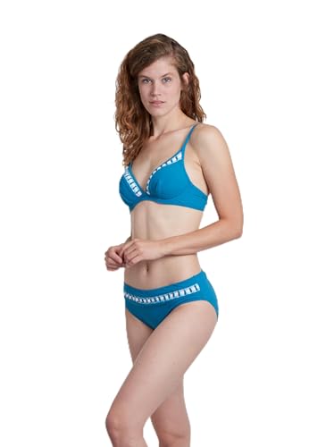 Sunflair Bikini Unifarben Petticoat Zweiteiler Set mit Bügel verstellbare aushakbare Träger Kreuzrücken Neckholder von Sunflair