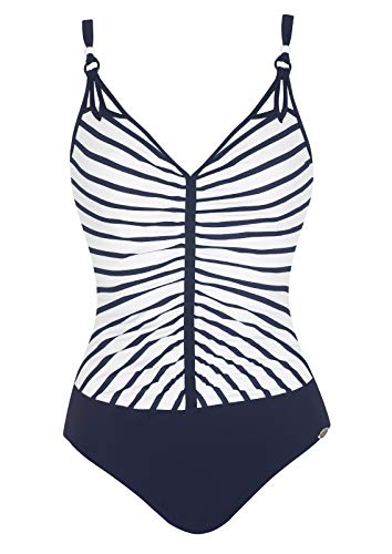 Sunflair Damen Basic Badeanzüge, Blau (Nachtblau 30), 38 (Herstellergröße: 38B) von Sunflair