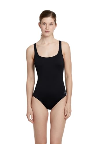 Sunflair Badeanzug Damen Badeanzug - moderner Einteiler mit verführerischen tiefen Rücken - große Cups mit Schalen und verstellbaren Trägern - ideal für den Sommerurlaub von Sunflair