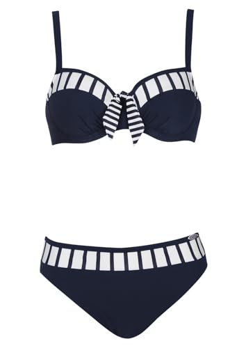 Sunflair Damen Basic Bikini-Set, Blau (Nachtblau 30), 40 (Herstellergröße: 40E) von Sunflair