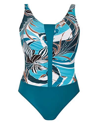 Sunflair Prothesen Badeanzug mit Softcups weiß/türkis 46 D von Sunflair