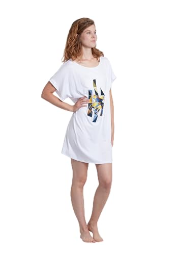 Sunflair Shirt Unifarben Mini T-Shirt-Kleid mit Grafikdruck von Sunflair