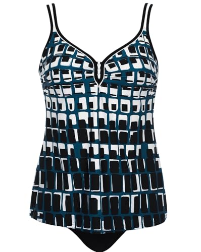 Sunflair Tankini mit Softcups und Multifunktionsträger schwarz-weiß 40 D von Sunflair