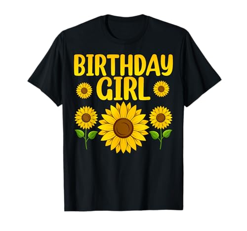 13th Birthday Girl 13 Years Old Sunflower Lover Teenagers T-Shirt von Sunflower 13th Birthday Gifts Co.