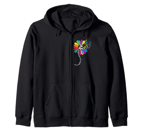 Be Kind Puzzle Autismus Bewusstsein Sonnenblume Mutter Unterstützung Kinder Kapuzenjacke von Sunflower Autism Be Kind Puzzle Autism Awareness