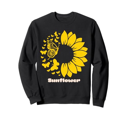 Lustiges Unisex-T-Shirt mit Sonnenblumen-Design für Männer und Frauen Sweatshirt von Sunflower Funny Unisex Design For Men Women Tee