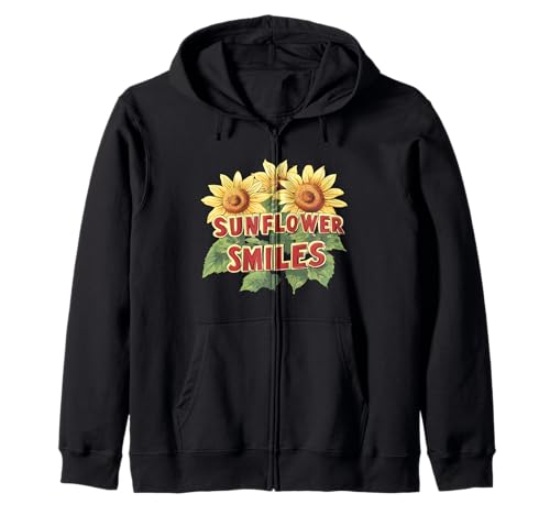 Pretty Smiles Sonnenblumen-Kostüm für Erwachsene und Kinder Kapuzenjacke von Sunflower Outfit