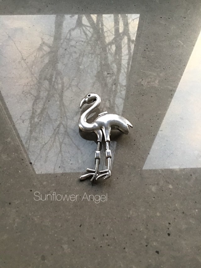 Große Flamingo-Brosche, Große Stahlbrosche, Atemberaubend Und Ganz Besonders Große Flamingo-Brosche, Große Stahlbrosche, Atemberaubend Und Ganz Besonders von SunflowerAngelUK