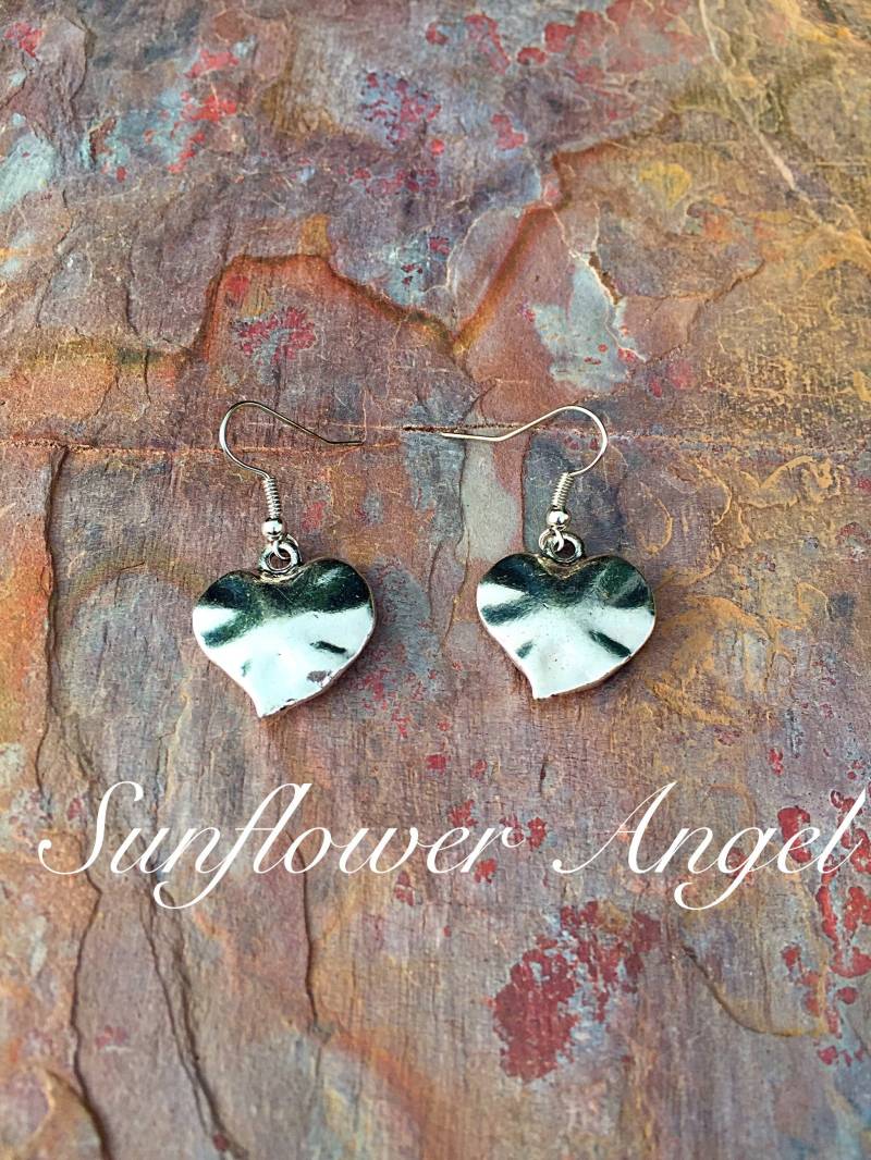 Ohrringe, Herz Hook Ohrringe Für Gepiercte Ohren Ohrringe, Herz Hook Ohrringe Für Gepiercte Ohren von SunflowerAngelUK