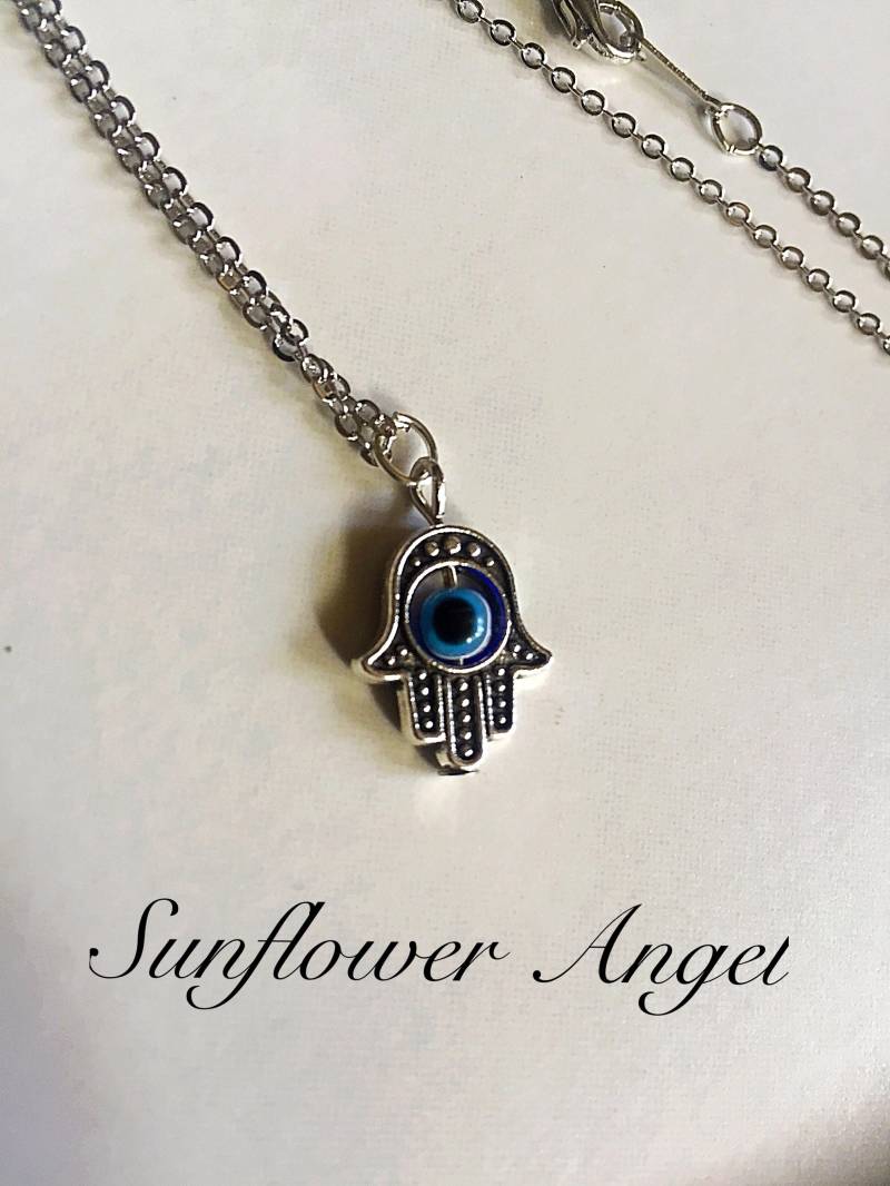 Set Oder Auch Einzelne Ohrringe Und Kette. Hand Der Fatima, Hamza, Böser Blick, Glück, Handgefertigt Set Oder Auch Einzelne Ohrringe Und Kette. Hand Der Fatima, Hamza, Böser Blick, Glück, Handgefertigt von SunflowerAngelUK