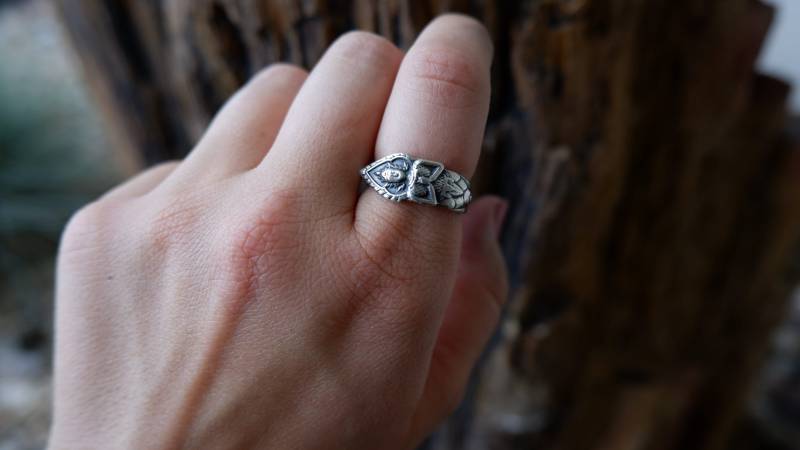 Buddha Löffel Ring von SunflowerChildSilver