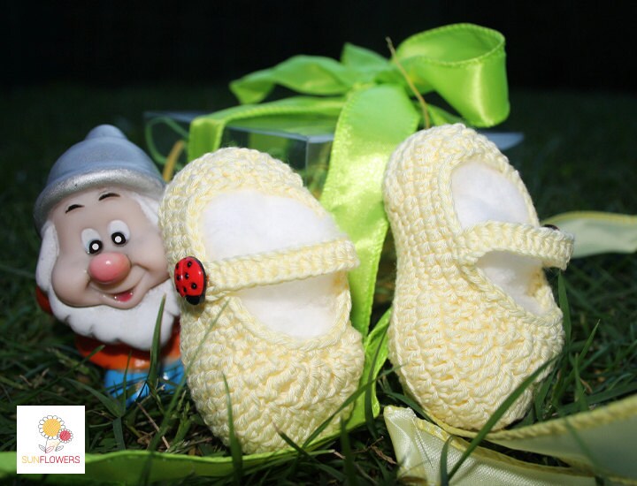 Handarbeit Häkeln Baby Booties, Geschenkidee von SunflowersCrochet