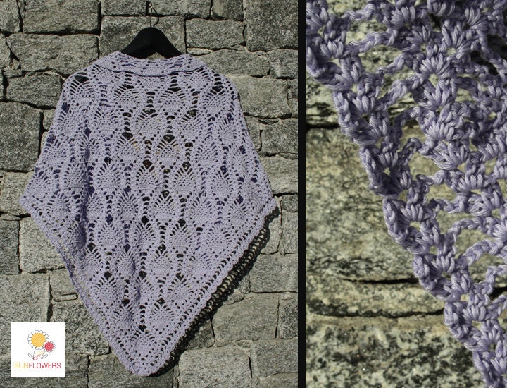 Handgemachte Häkeln "Pineapple" Schal, Handgemachte Schal von SunflowersCrochet