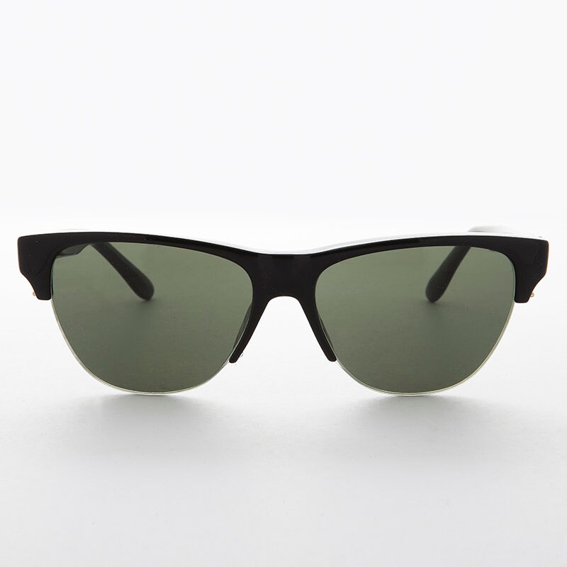 Halbrand Monobrow Vintage Sonnenbrille - Garett von SunglassMuseum