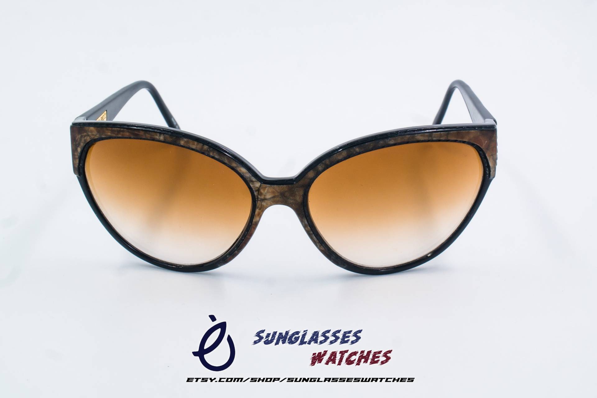 Nina Ricci Paris Nr3003 Vintage Designer Sonnenbrille Aus Den 1980Er Jahren Made in France Für Frauen Oder/Guter Zustand von SunglassesWatches