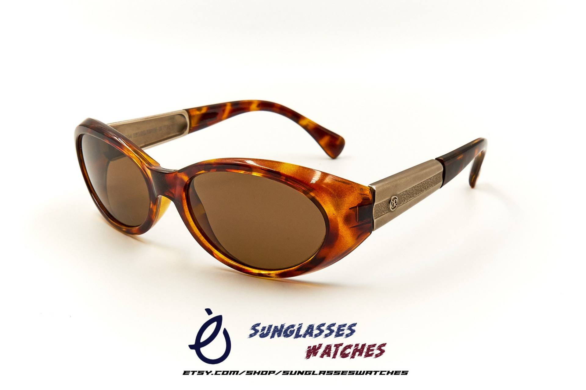 Riccardo Polinelli Kollektion 694 Made in Italy Vintage Schildkröte Designer Sonnenbrille/Herren Damen Nos von SunglassesWatches