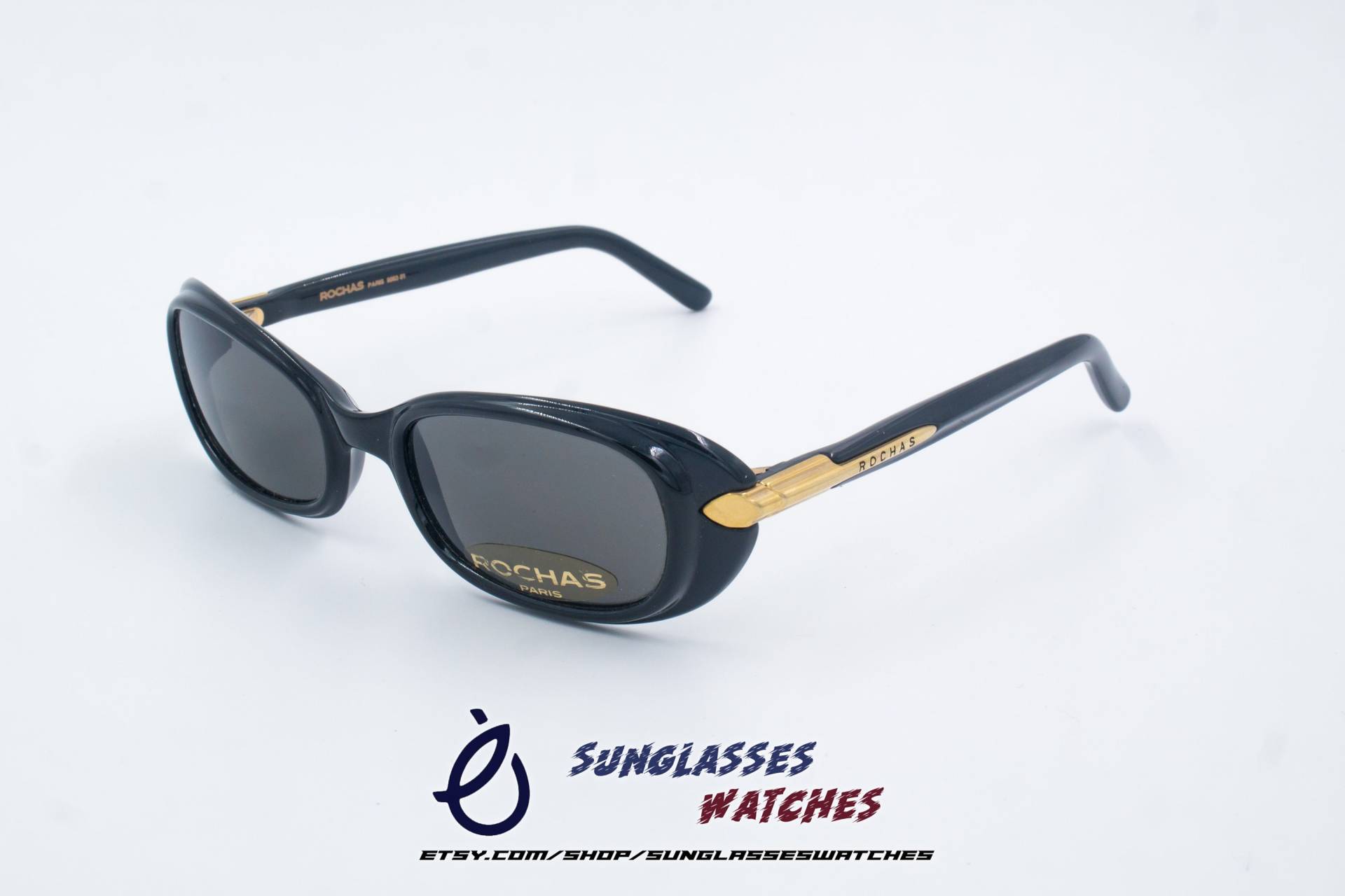 Rochas Paris 9083 01 Made in France 1970S Vintage Designer Sonnenbrille/Herren Damen Nos von SunglassesWatches