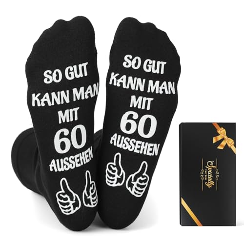 Sunia Lustige Socken Geschenke für Männer, Anti-Rutsch Socken Herren,Geschenkideen für Papa Opa, Ich Liebe Dich Geschenke für Ehemann,Geschenk 40/50/60 Geburtstag Mann,Baumwolle Socken Geschenke 38-46 von Sunia