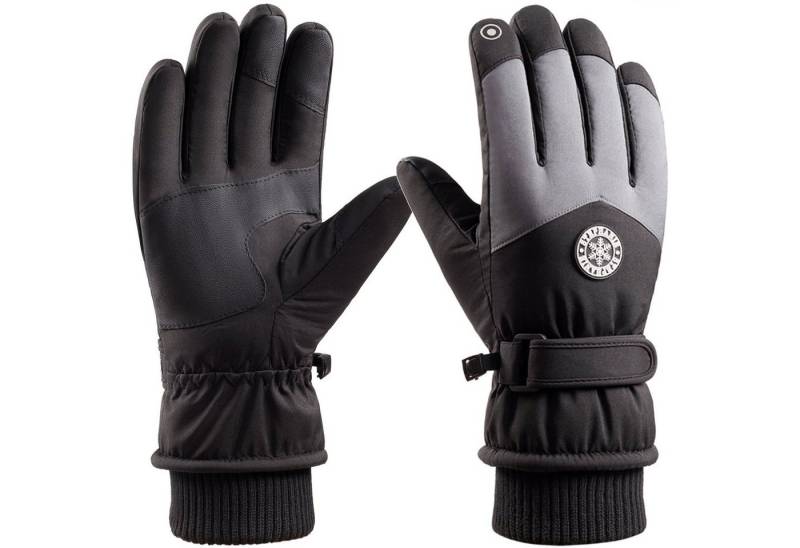 Sunicol Fahrradhandschuhe -30°F Wasserdichter Touchscreen Thermo Snowboardhandschuhe Gepolsterte Herren Damen Skihandschuhe Warme Winterhandschuhe von Sunicol