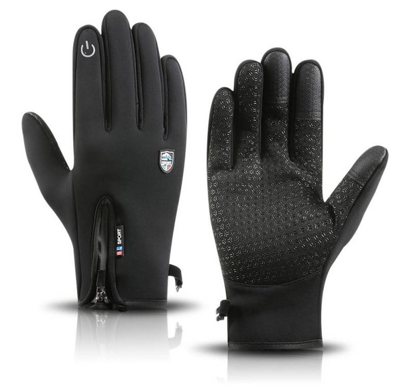 Sunicol Multisporthandschuhe Thermo Winterhandschuhe Touchscreen Fahrradhandschuhe Wasserdich Thermal Fleece, Winddicht Ski Sporthandschuhe für Damen Herren von Sunicol