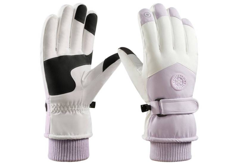 Sunicol Skihandschuhe Wasserdichte Skihandschuhe Herren Damen, Touchscreen, Winterhandschuhe Thermohandschuhe für Skifahren, Snowboard, Radfahren, Laufen, Klettern von Sunicol