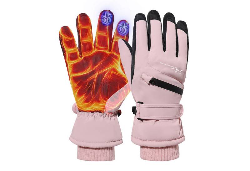 Sunicol Skihandschuhe Wasserdicht Handschuhe Herren Damen Winterhandschuhe, Touchscreen Rutschfeste Thermohandschuhe für Radfahren, Laufen, Skifahren, Wandern von Sunicol