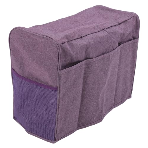 Sunicon Universal-Nähmaschinenabdeckung, Faltbare Oxford-Stoff-Nähmaschinenabdeckung mit Aufbewahrungstasche für die meisten Standard-Nähmaschinen (Purple) von Sunicon