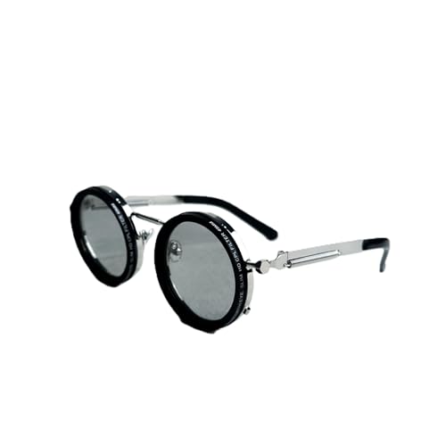 Getönte Sonnenbrille, abgerundete polarisierte Brille, verstellbare Sonnenbrille mit 1–9 Gängen, kann sowohl von Jungen als auch Mädchen getragen werden, geeignet für Fahren, Angelausflüge und von SunjianAMZ