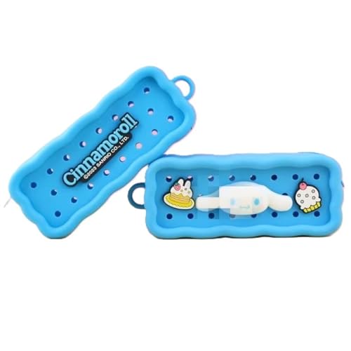 SunjianAMZ Federmäppchen,Niedliches Muster Federtasche aus Weichem Silikon, Kleines Cartoon Stiftemäppchen für Mädchen Teenager Schulsachen, KawaiiStiftehalter Stiftetui von SunjianAMZ