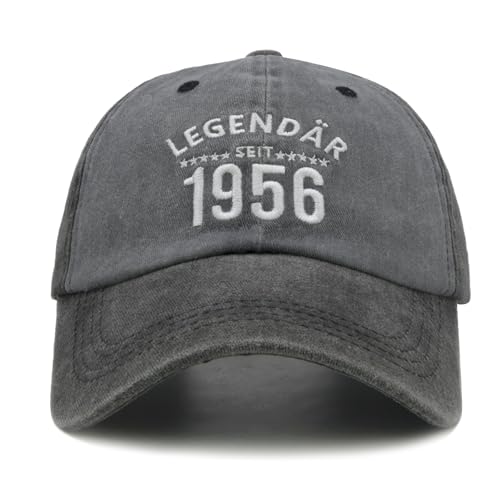 Sunlark Legendär Seit 1956 Retro Baseballkappe Herren, Baumwolle Zweifarbig Baseballcap, Geburtstagsgeschenk für Männer zum 60. 70. Geburtstag, Pensionierungsgeschenk für Papa & Opa Sunlark Legendär Seit 1956 Retro Baseballkappe Herren, Baumwolle Zweifarbig Baseballcap, Geburtstagsgeschenk für Männer zum 60. 70. Geburtstag, Pensionierungsgeschenk für Papa & Opa von Sunlark