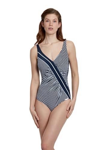 Sunmarin Badeanzug blau/weiß 44B von Sunmarin