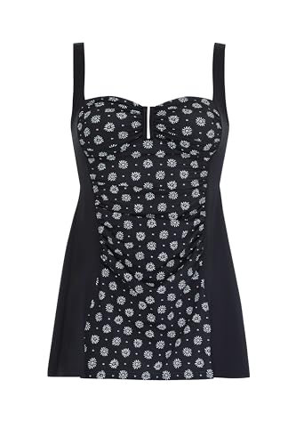 Sunmarin Tankini Unifarben Blumenmuster Zweiteiler Set mit Softschalen verstellbare Träger Sunmarin Tankini Unifarben Blumenmuster Zweiteiler Set mit Softschalen verstellbare Träger von Sunmarin