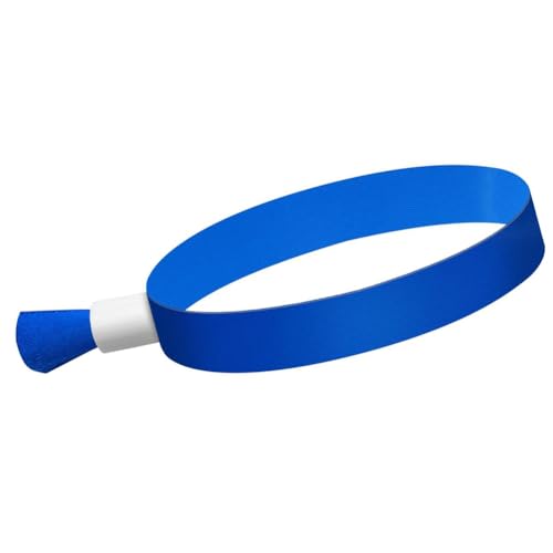 Sunmeit 100 StüCk Stoff-Event-ArmbäNder, Farbige ArmbäNder für Veranstaltungen, für Leichtes Konzert-Armband (Blau) von Sunmeit