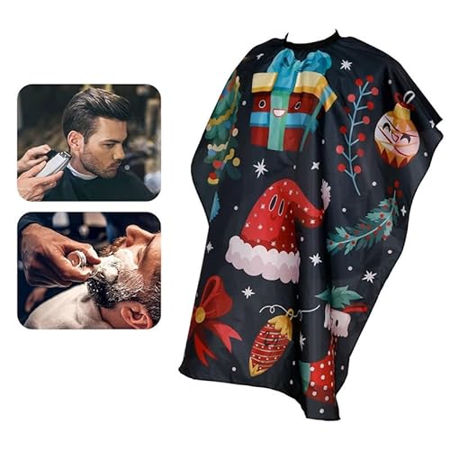 Sunmeit Weihnachten Kinder Friseur Umhang Friseur Cartoon Muster Haar Styling Kleid Shop Haushalt Friseur Umhang SchüRze von Sunmeit
