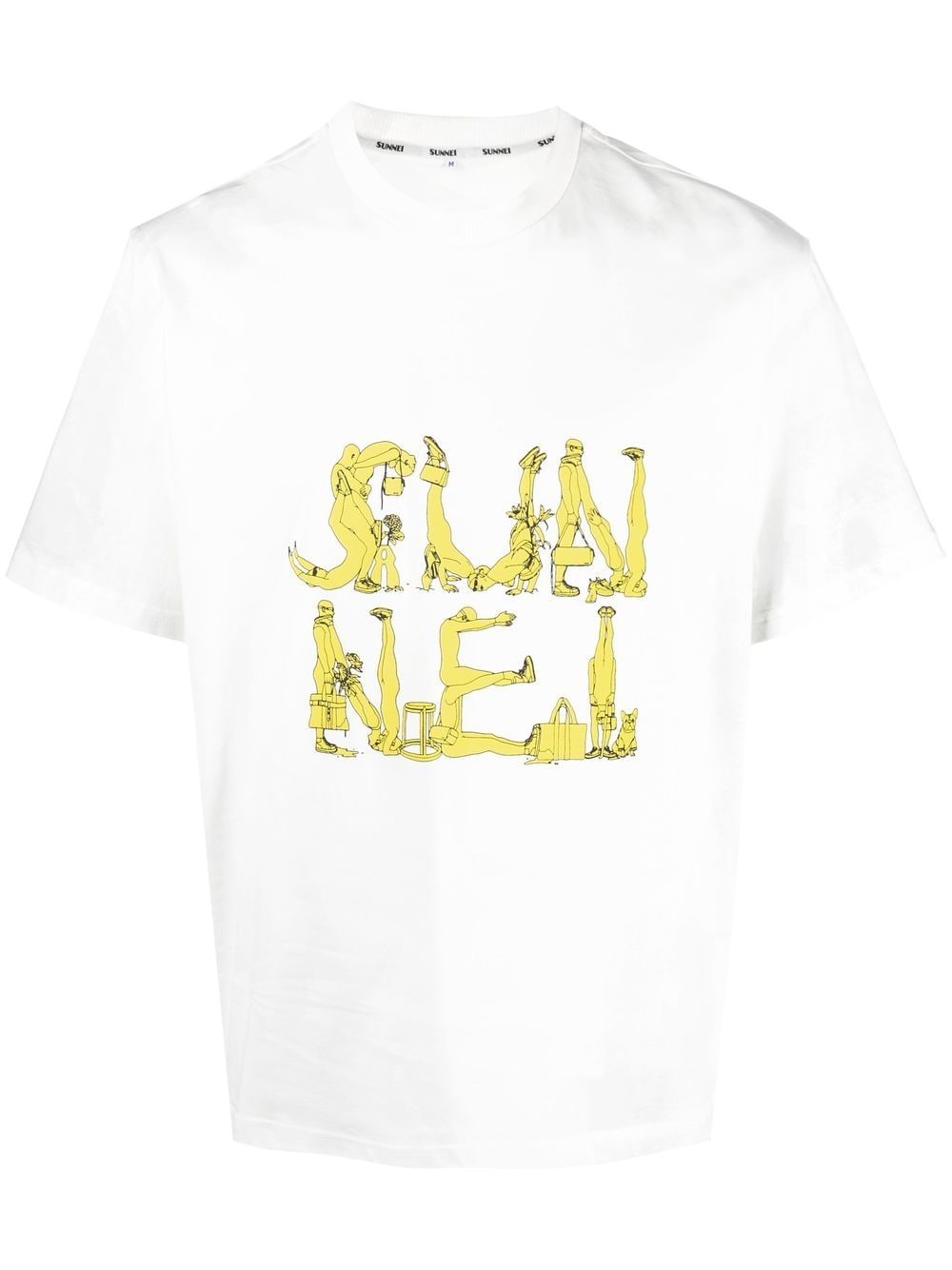 Sunnei T-Shirt mit Logo-Print - Weiß von Sunnei