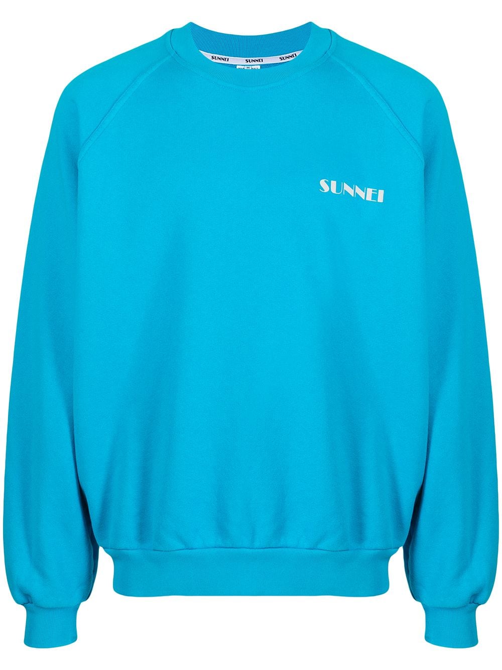 Sunnei Sweatshirt mit Logo-Print - Blau von Sunnei