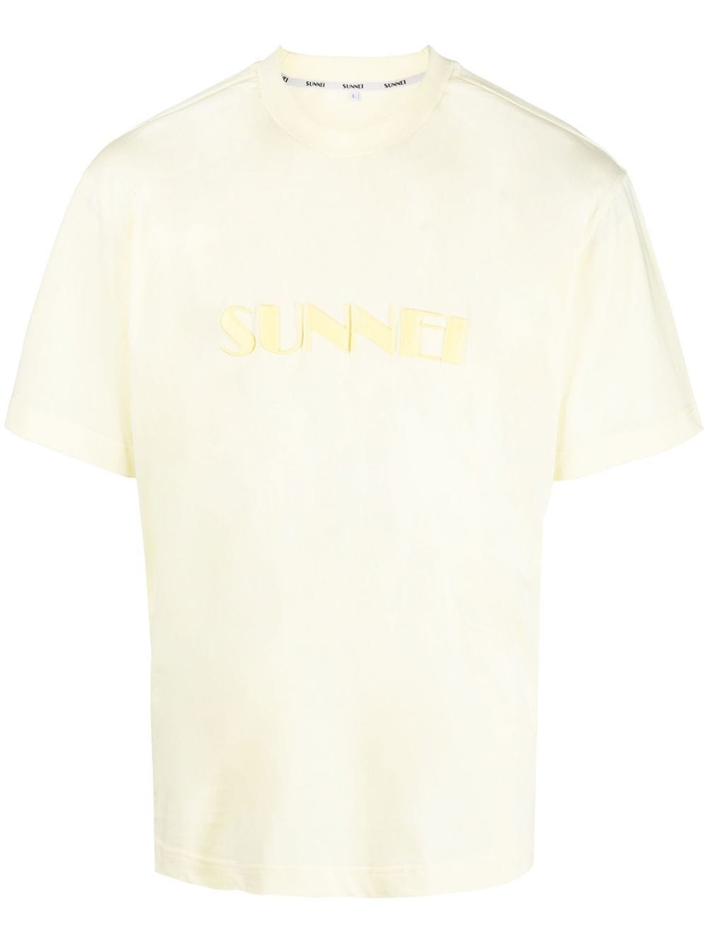 Sunnei T-Shirt mit Logo-Print - Gelb von Sunnei