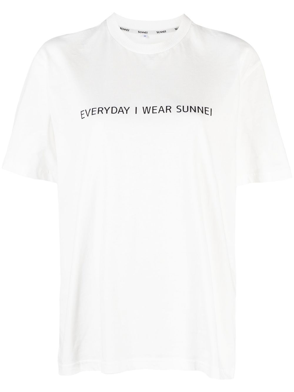 Sunnei T-Shirt mit Slogan-Print - Weiß von Sunnei