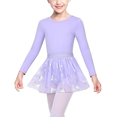 Sunny Fashion Mädchen Ballettkleidung Ballettkleid 2 Stück Setzen Lila Ballett Trikot Schmetterling Tüll Langarm Gr. 98-104,Violett,98-104 Sunny Fashion Mädchen Ballettkleidung Ballettkleid 2 Stück Setzen Lila Ballett Trikot Schmetterling Tüll Langarm Gr. 98-104,Violett,98-104 von Sunny Fashion