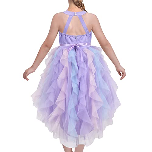 Sunny Fashion Mädchen Halfter Kleid Lila Gefaltet Tiered Pailletten Festzug Hi-Lo Hohle zurück Gr. 146 Sunny Fashion Mädchen Halfter Kleid Lila Gefaltet Tiered Pailletten Festzug Hi-Lo Hohle zurück Gr. 146 von Sunny Fashion