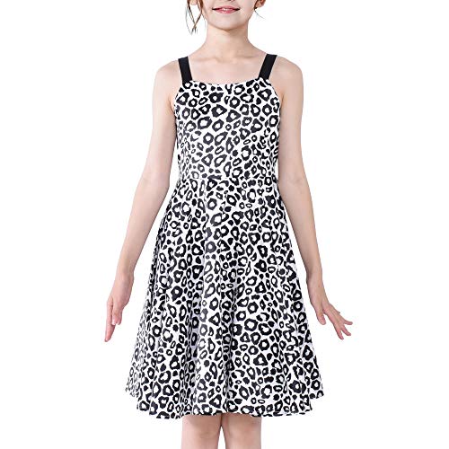 Sunny Fashion Mädchen Kleid Leopard Puppe Überraschung Party Schaukelkleid Gr. 134 von Sunny Fashion