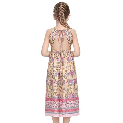 Sunny Fashion Mädchen Kleid Multicolor Neckholder Klassiker Blumen- Sommer Trägerkleid Urlaub Gr. 134,Rosa Hohlkreuz,134 Sunny Fashion Mädchen Kleid Multicolor Neckholder Klassiker Blumen- Sommer Trägerkleid Urlaub Gr. 134,Rosa Hohlkreuz,134 von Sunny Fashion