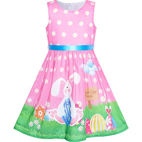 Sunny Fashion Mädchen Kleid Ostern Hase Eiersuche Rosa Beiläufig Party Gr. 128-134 Sunny Fashion Mädchen Kleid Ostern Hase Eiersuche Rosa Beiläufig Party Gr. 128-134 von Sunny Fashion