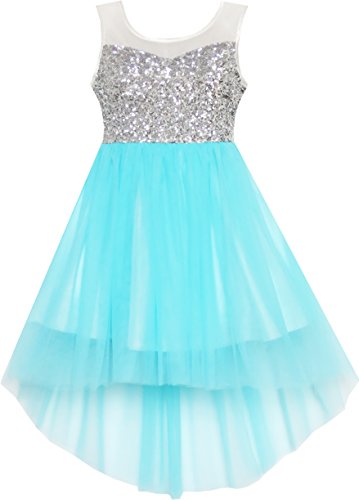 Sunny Fashion Mädchen Kleid Pailletten Masche Party Hochzeit Prinzessin Tüll Blau Gr. 116 Sunny Fashion Mädchen Kleid Pailletten Masche Party Hochzeit Prinzessin Tüll Blau Gr. 116 von Sunny Fashion