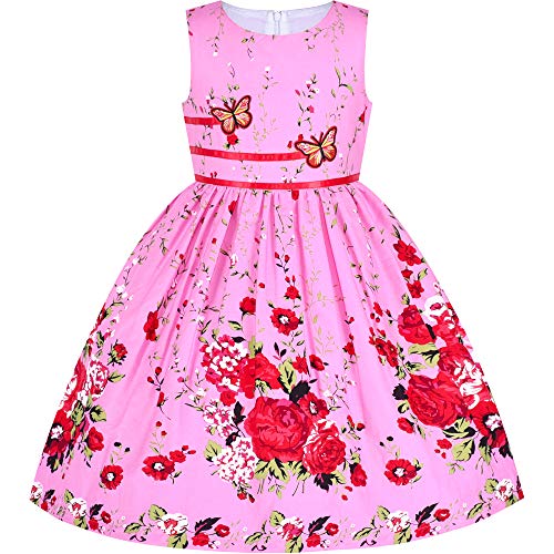Sunny Fashion Mädchen Kleid Rose Doppelklicken Krawatte Party Trägerkleid Beiläufig Gr. 140-146 Sunny Fashion Mädchen Kleid Rose Doppelklicken Krawatte Party Trägerkleid Beiläufig Gr. 140-146 von Sunny Fashion