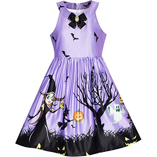 Sunny Fashion Mädchen Kleid Witch Schläger Kürbis Lila Kleid Gr. 134 Sunny Fashion Mädchen Kleid Witch Schläger Kürbis Lila Kleid Gr. 134 von Sunny Fashion